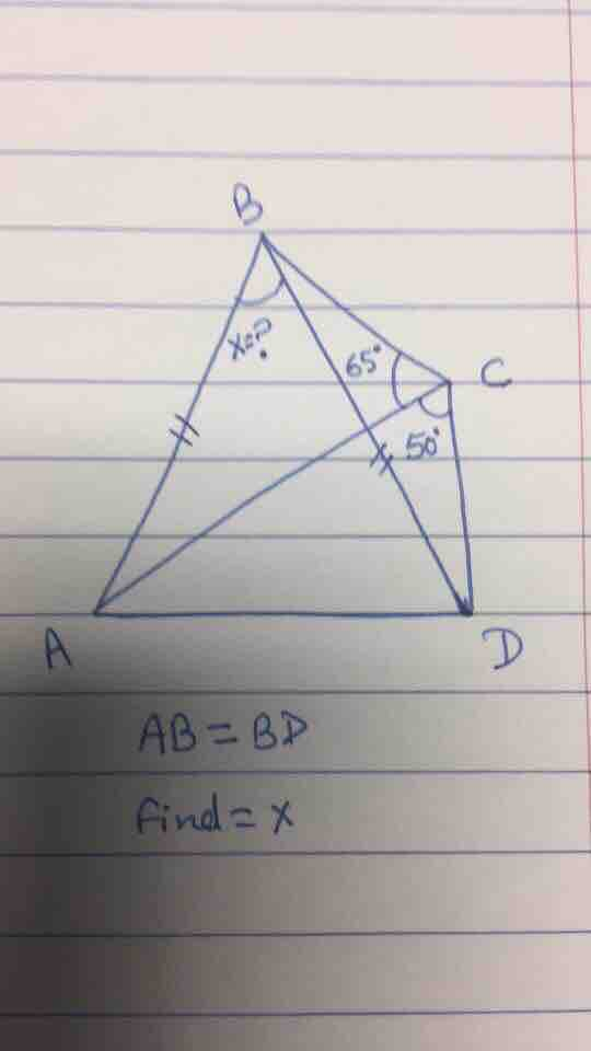 Solved AB BP Find X | Chegg.com