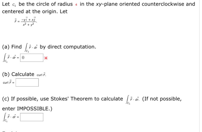 Solved Let c_1 be the circle of radius 4 in the xy-plane | Chegg.com