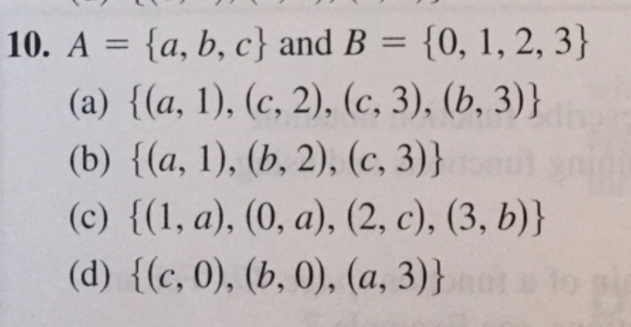 Solved Which Sets Of Ordered Pairs Represent Functions From Chegg Com   PhpciXTBI 