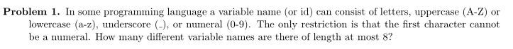 Solved In Some Programming Language A Variable Name Or Id Chegg Solved In Some Programming Language A Variable Name Or Id Chegg