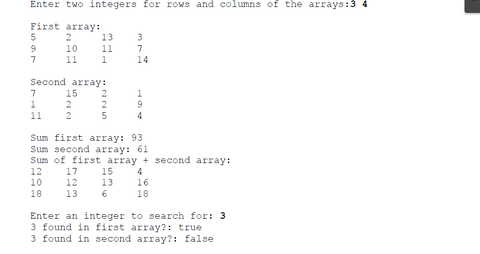 Solved Write a class that has the following methods. Use | Chegg.com