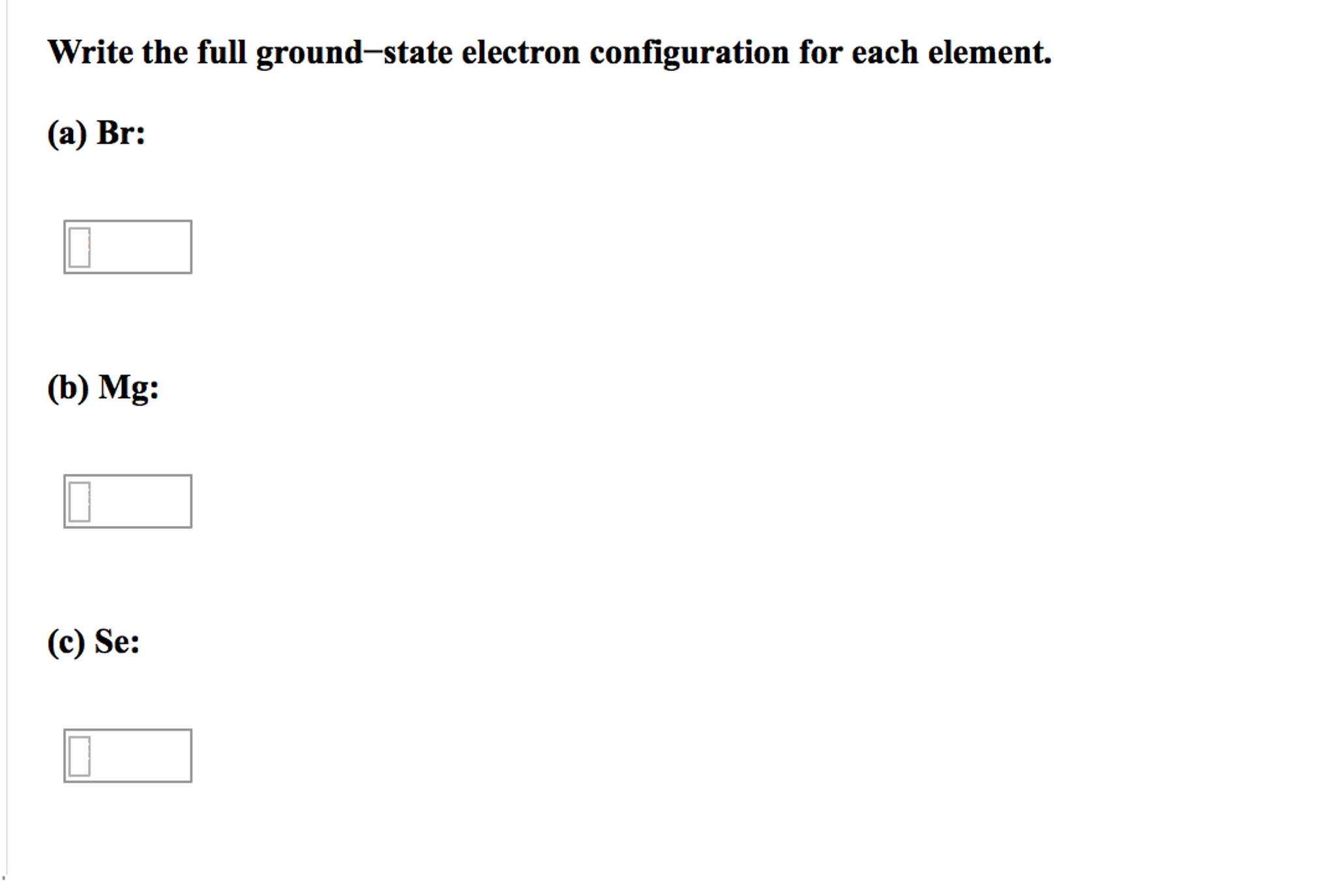 Write The Full Ground State Electron Configuration Of O2