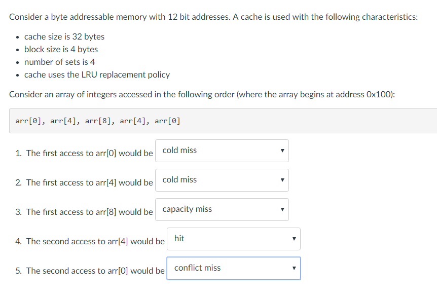 Solved Consider A Byte Addressable Memory With 12 Bit