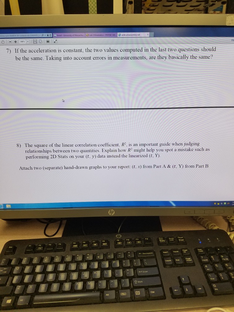 Solved Questions for Part A 1) Using your Vexp calculate the | Chegg.com