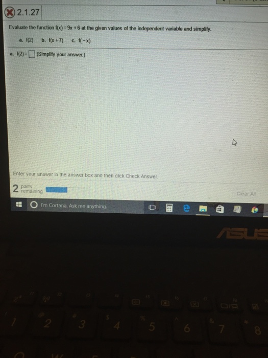 solved-evaluate-the-function-f-x-9x-6-at-the-given-chegg