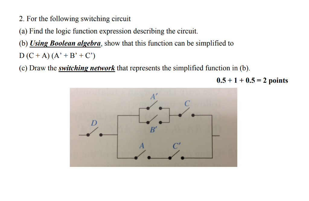 solved-2-for-the-following-switching-circuit-a-find-the-chegg