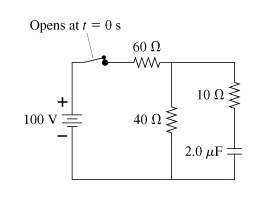 Solved a) What is the charge on the capacitor? ( answer is | Chegg.com