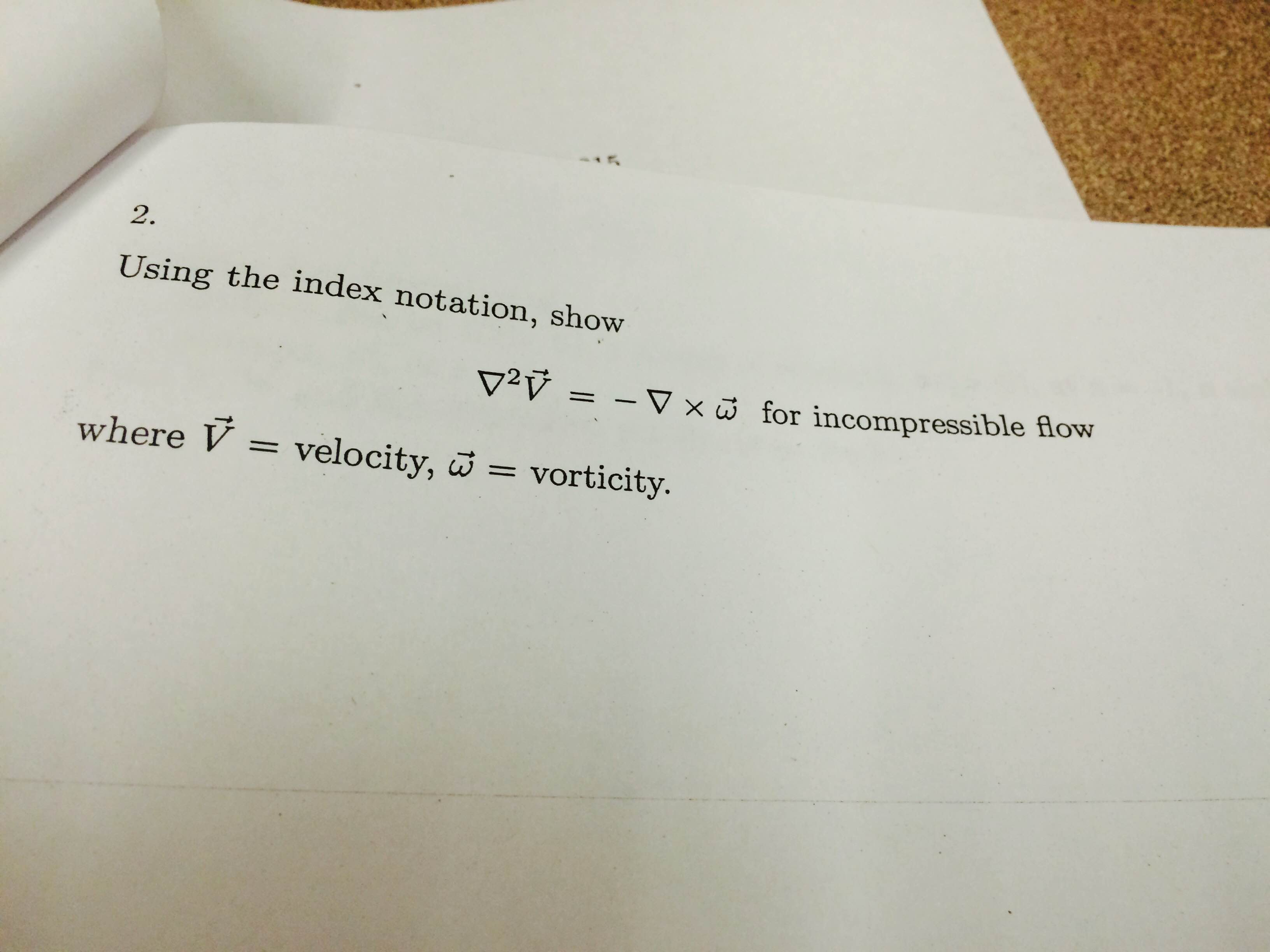 Solved Using The Index Notation Show Gradient 2v