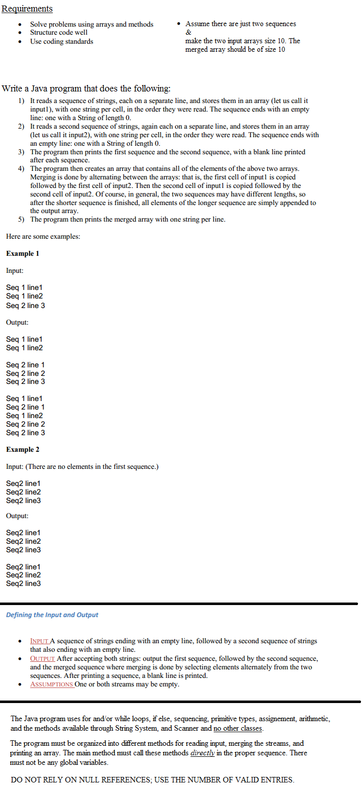 Solved Program should be written in most simple | Chegg.com