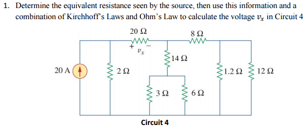 Solved Determine the equivalent resistance seen by the | Chegg.com