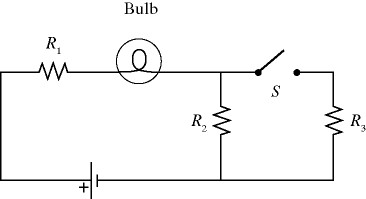 Solved: A Light Bulb Is Connected In The Circuit Shown In ... | Chegg.com