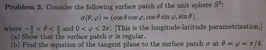 Solved Differential Geometry | Chegg.com