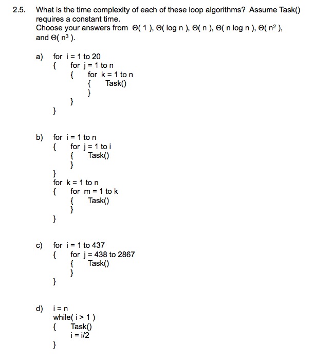 solved-2-5-what-is-the-time-complexity-of-each-of-these