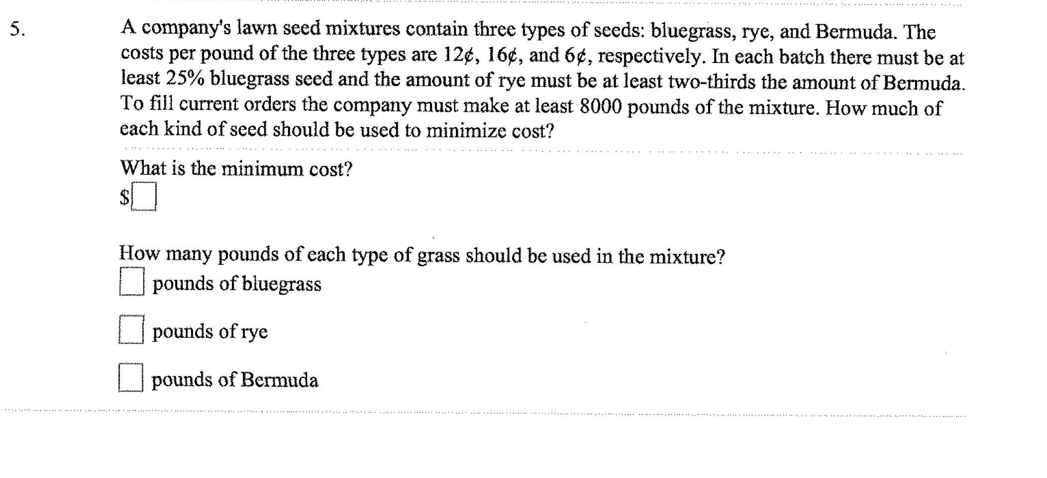 Solved use linear programming simplex method writing out chegg