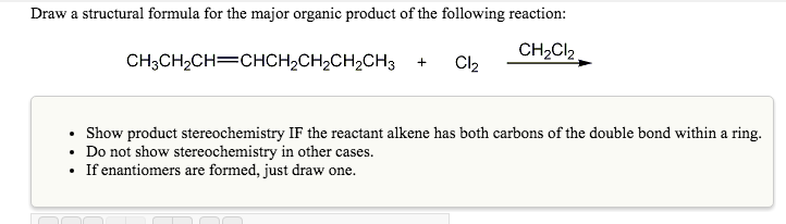 Solved Draw a structural formula for the intermediate in the | Chegg.com