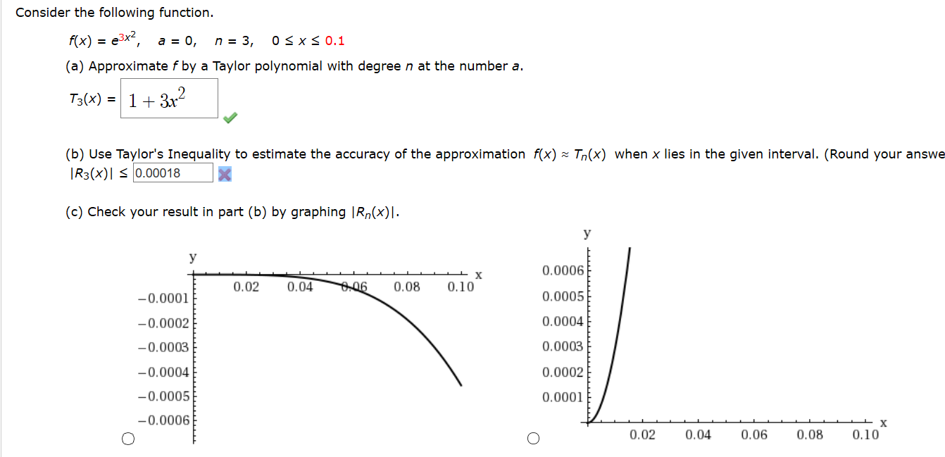 Solved Consider The Following Function F X E 3x 2 A