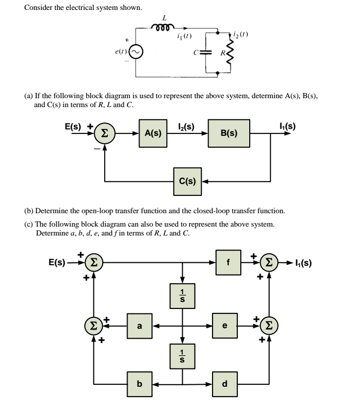 Solved Consider the electrical system shown. If the | Chegg.com