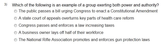 Solved Which of the following is an example of a group | Chegg.com