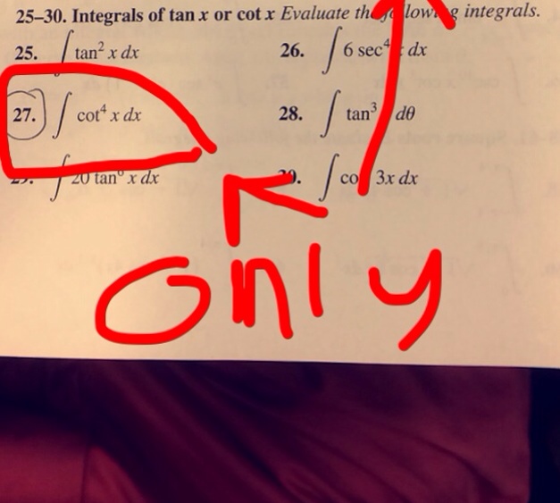 solved-evaluate-the-following-integral-integral-cot-4-x-dx-chegg