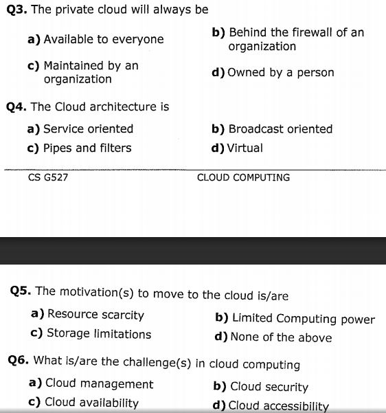 cloud computing case study questions and answers