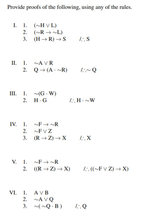Solved 1 Rules of SL Modus Ponens Modus Tollens Chain | Chegg.com