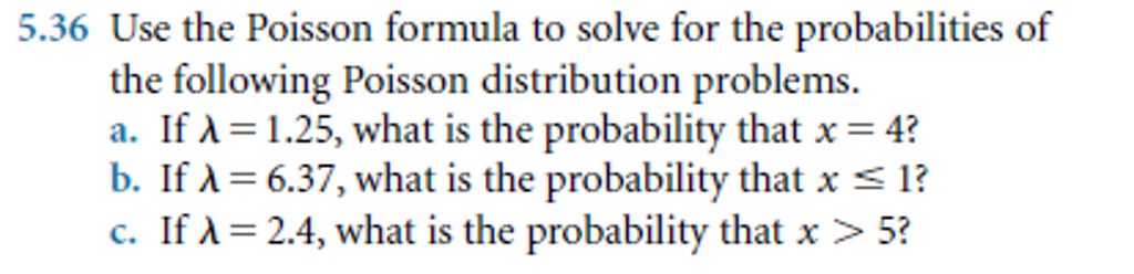 Solved Use the Poisson formula to solve for the | Chegg.com