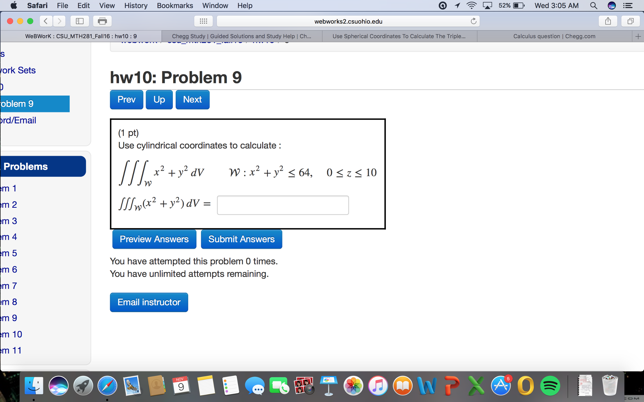 Solved Use cylindrical coordinates to calculate