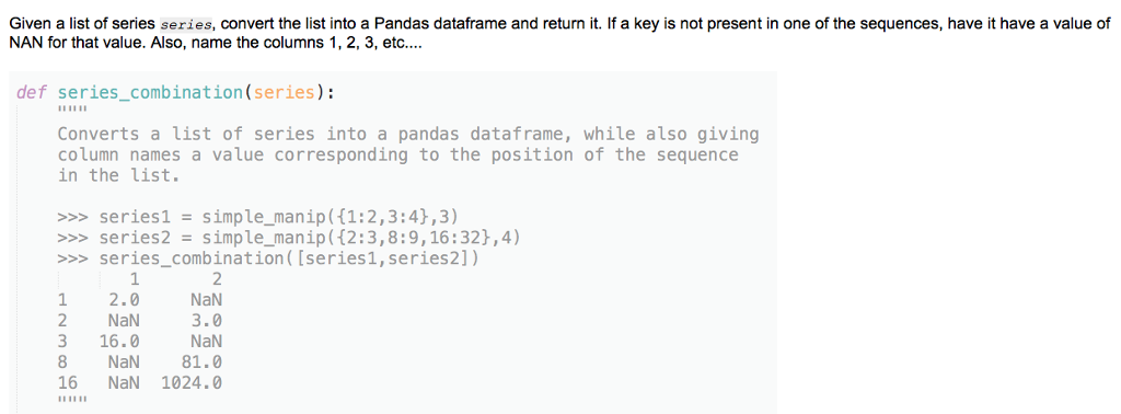 Solved please do it python 3 and add an assert statement for | Chegg.com