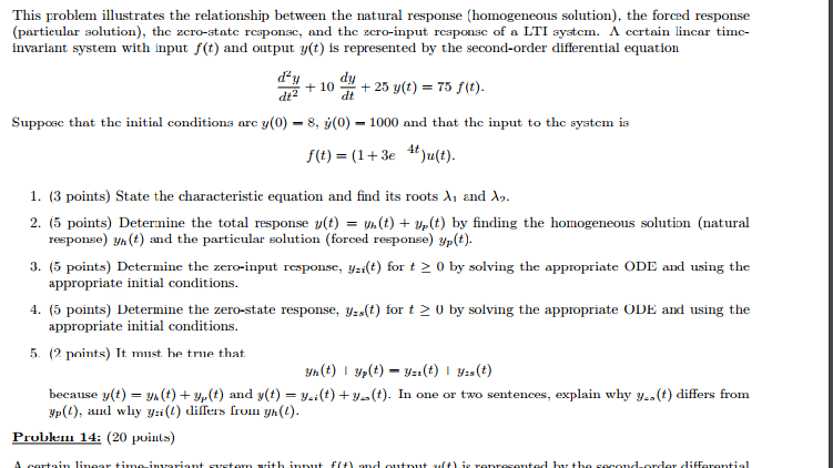 Solved This problem illustrates the relationship between the | Chegg.com