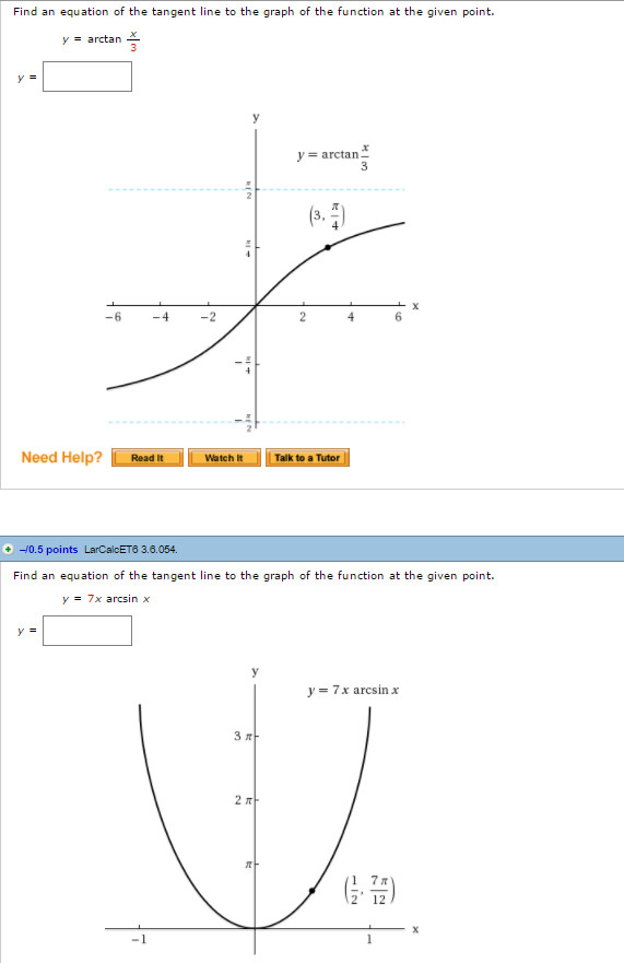 Solved Find An Equation Of The Tangent Line To The Graph 292 4961