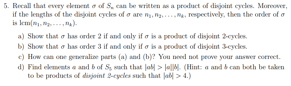 Solved Abstract Algebra | Chegg.com