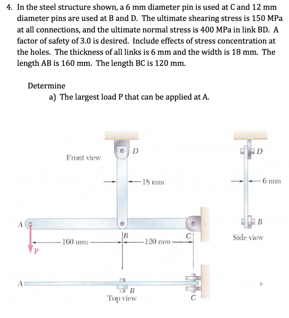 solved-in-the-steel-structure-shown-a-6-mm-diameter-pin-is-chegg