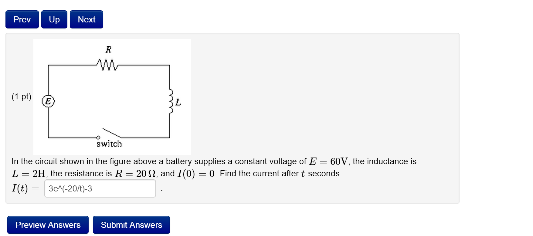 Solved In the circuit shown in the figure above a battery