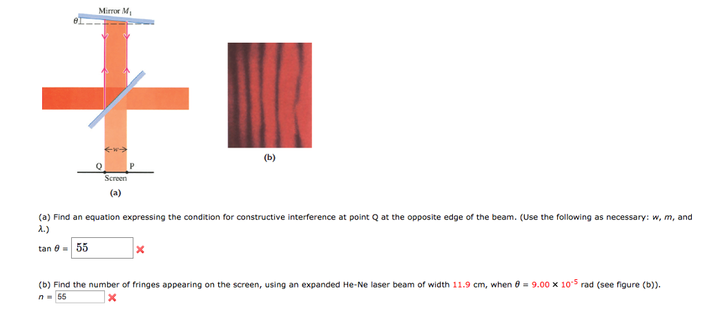 Solved A Michelson interferometer is shown in figure (a). | Chegg.com