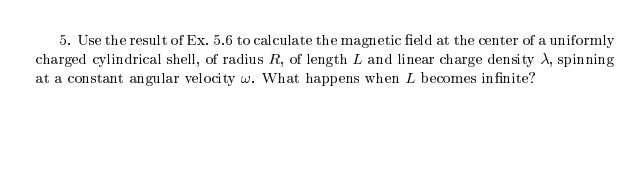 Solved 5. Use the result of Ex. 5.6 to calculate the | Chegg.com
