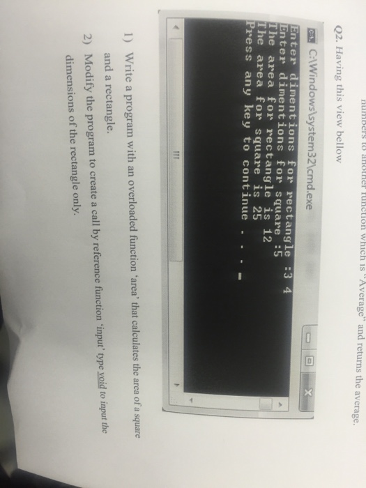 Solved Having this view below Write a program with an | Chegg.com