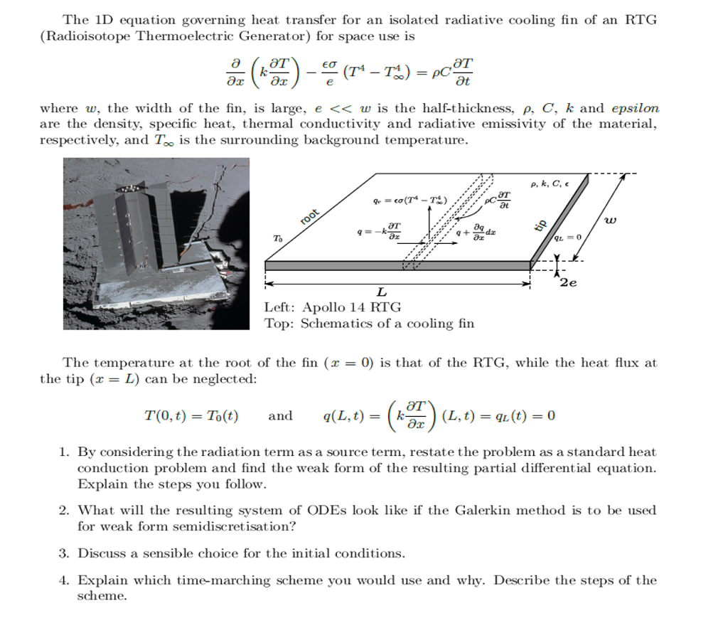 the-1d-equation-governing-heat-transfer-for-an-chegg