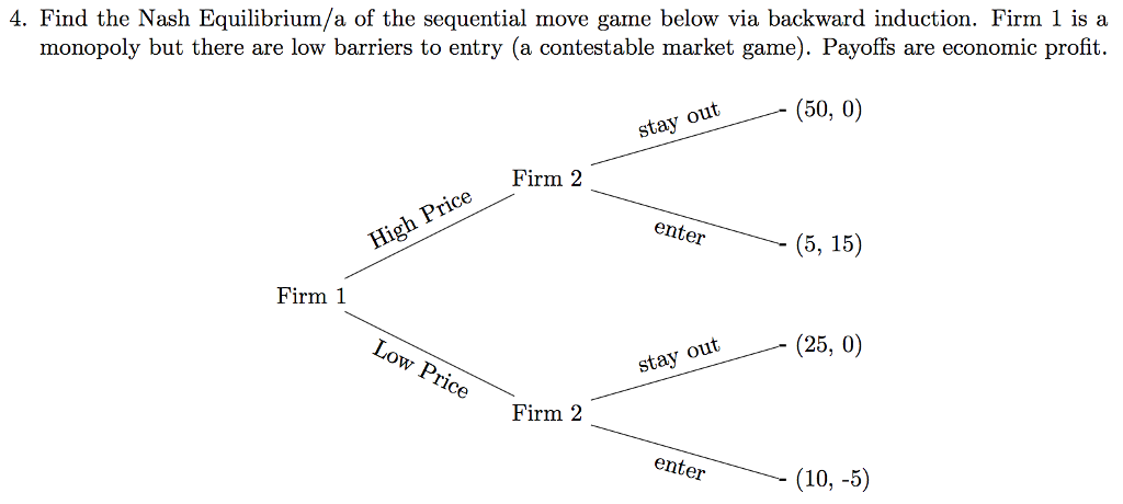 solved-find-the-nash-equilibrium-a-of-the-sequential-move-chegg