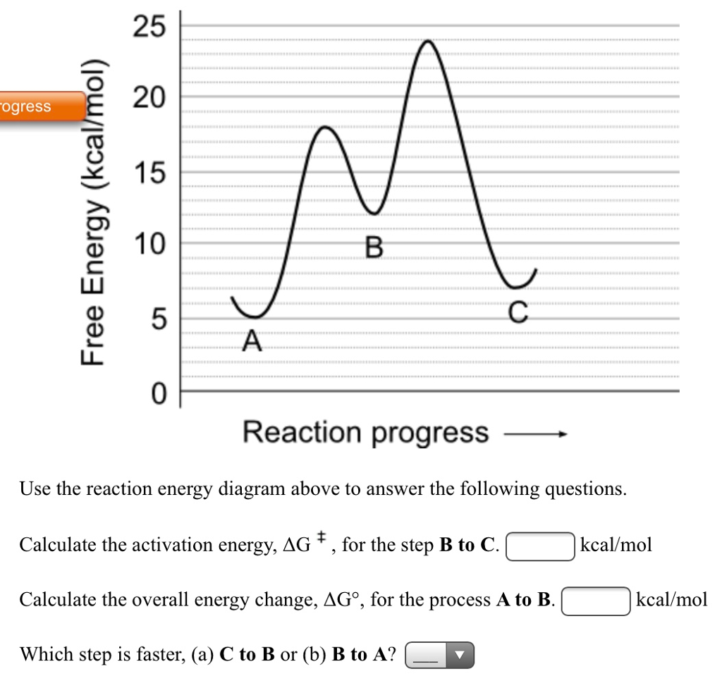 Solved Use the reaction energy diagram above to answer the | Chegg.com
