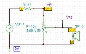 Solved We have a simple speaker volume control Circuit Diagram