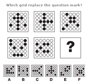 Solved Which Grid Replace The Question Mark? 