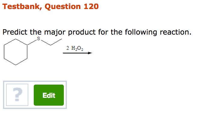 Predict The Major Product For The Following Reactions Solved Predict the major product for the following reaction. | Chegg.com