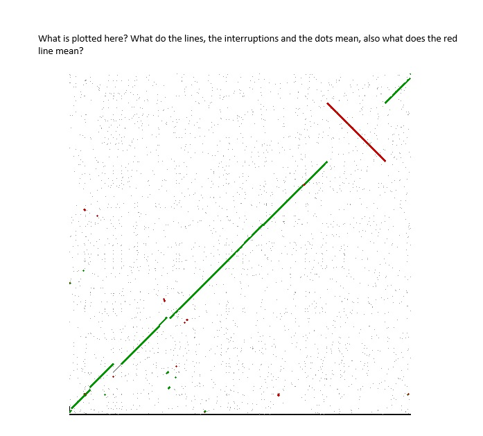 What is plotted here? What do the lines, the