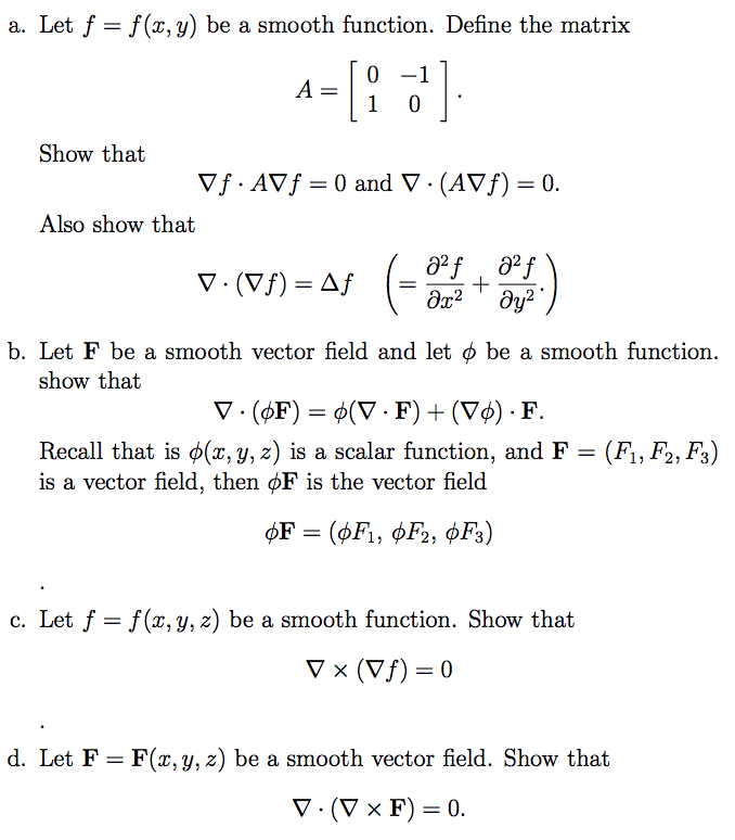 Solved A Let F F X Y Be A Smooth Function Define The