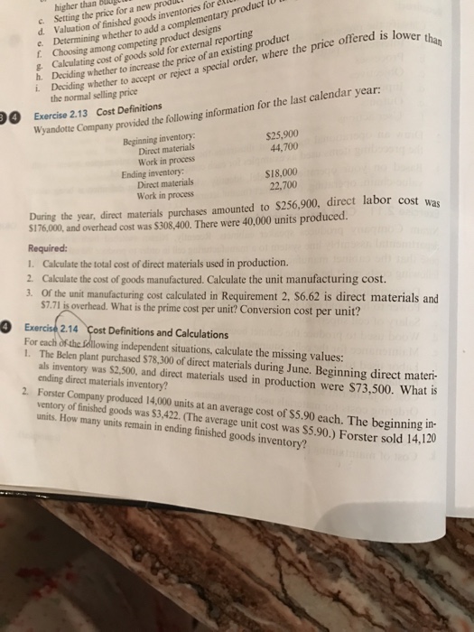 Solved Wyandotte Company provided the following information  Chegg.com