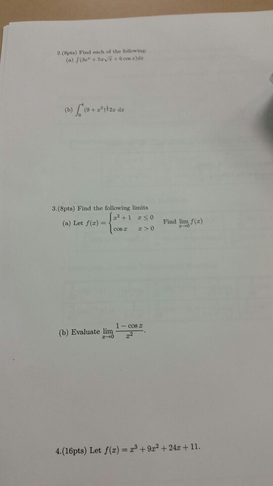 solved-2-find-each-of-the-following-a-f-3e-x-5x-root-x-chegg