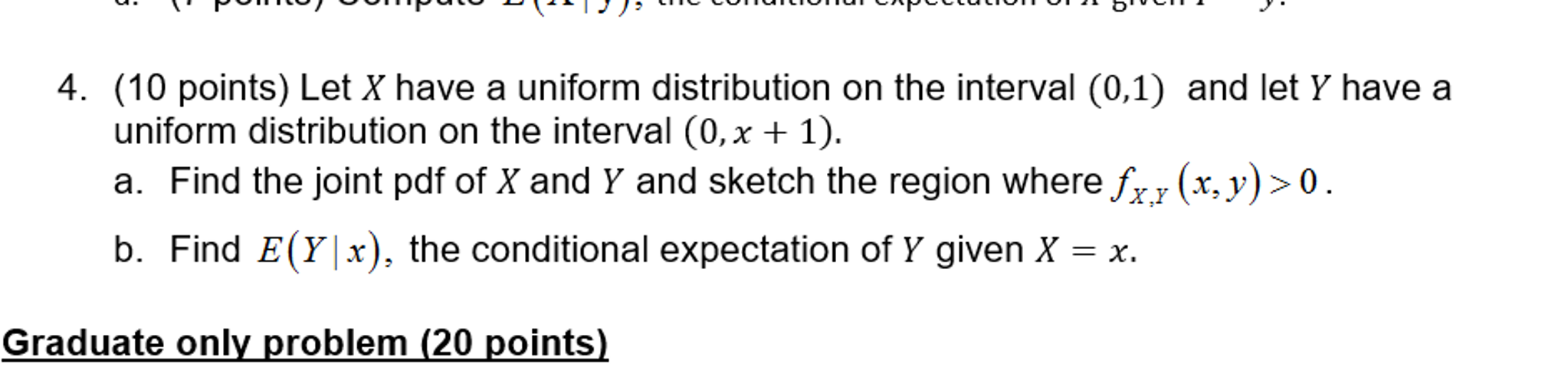 Solved Let X Have A Uniform Distribution On The Interval 0 Chegg Solved Let X Have A Uniform Distribution On The Interval 0 Chegg