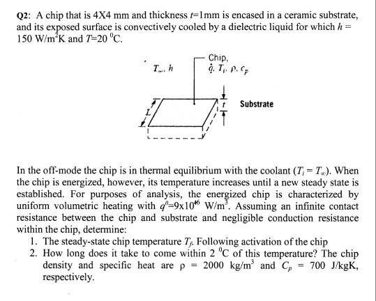 Solved This Is A Heat Transfer Problem Thank You In Advance | Chegg.com