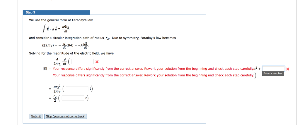 Solved Tutorial Exercise A magnetic field directed into the | Chegg.com