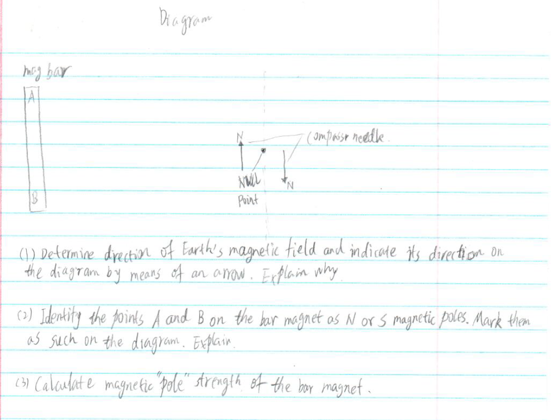 determine-direction-of-earth-s-magnetic-field-and-chegg